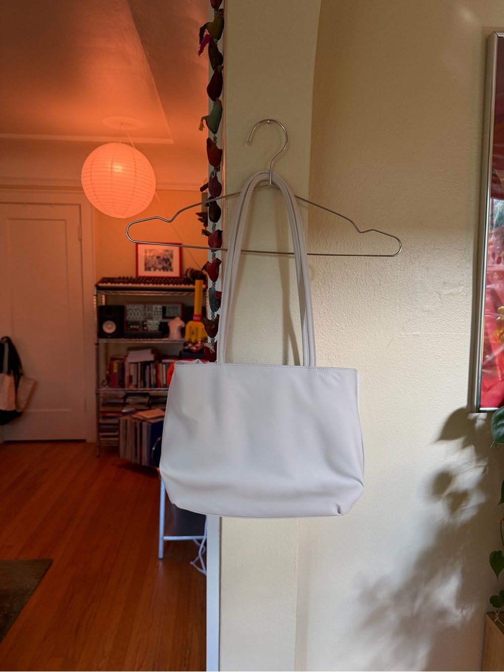 Aritzia Cream Idolize Tote Purse